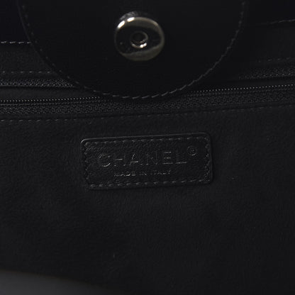 Chanel Caviar Large Studded Deauville Tote Black 8 of 9