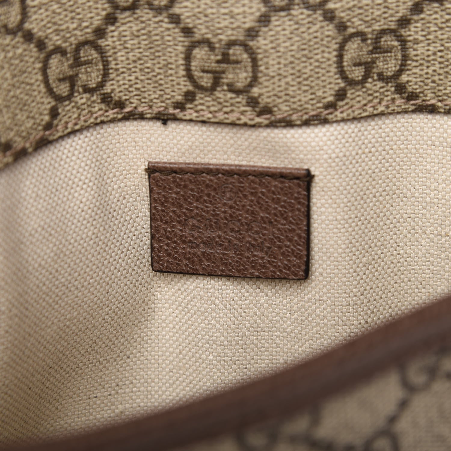 Gucci GG Supreme Monogram Neo Vintage Web Belt Bag Brown 9 of 11