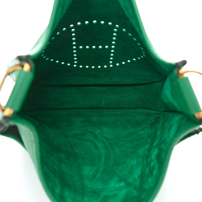 Hermes Taurillon Clemence Evelyne III PM Vert Jade 5 of 10