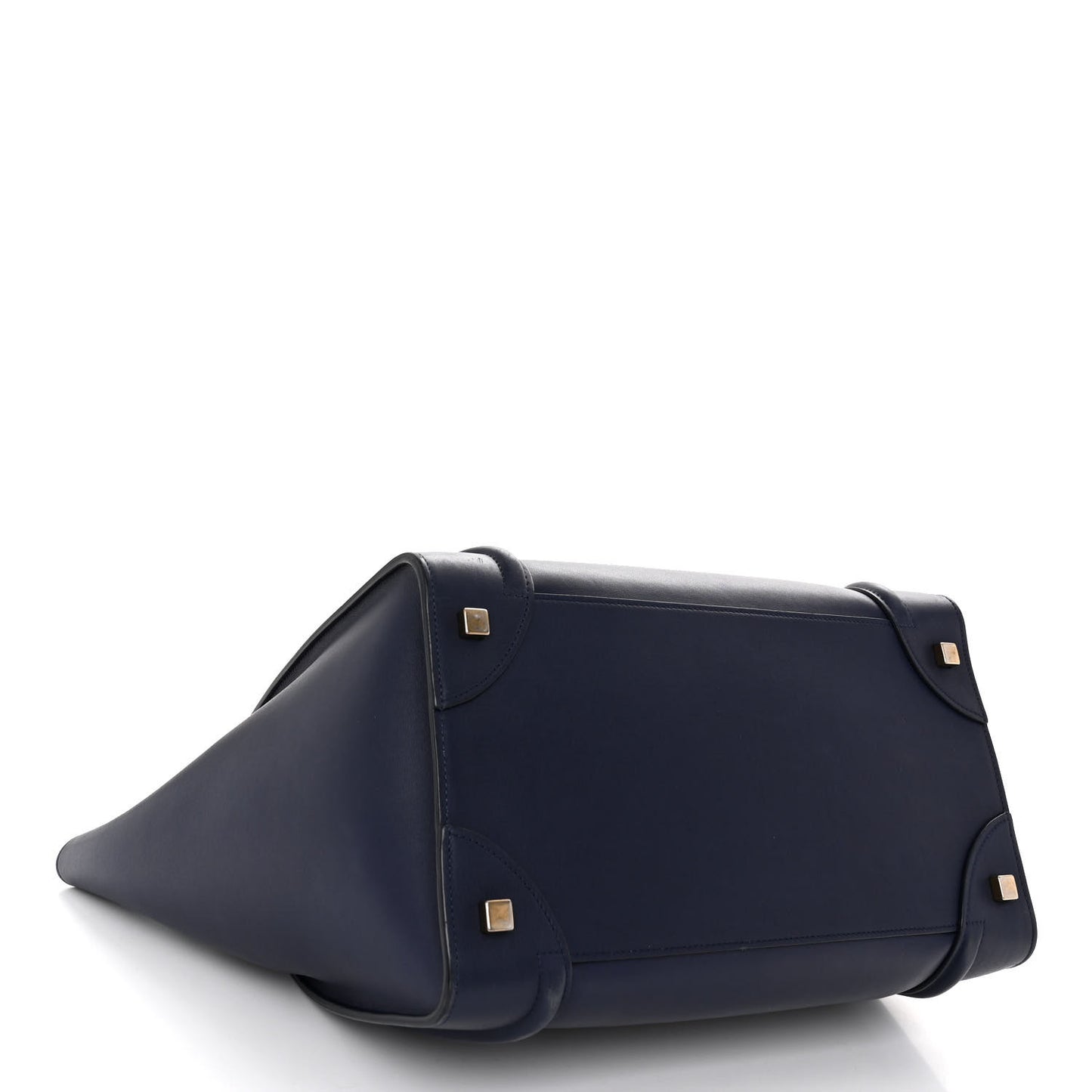 Smooth Calfskin Mini Luggage Navy Blue