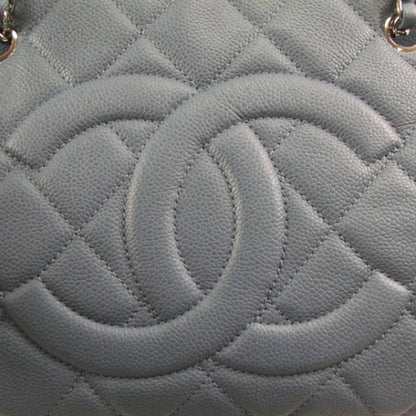 Chanel Caviar Timeless Classic Shopping Tote Blue 6 of 11