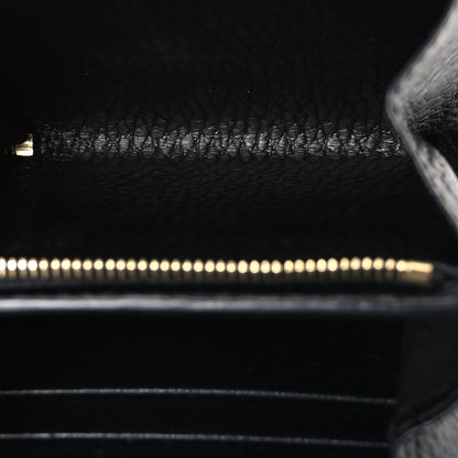 Gucci Dollar Calfskin GG Supreme Monogram Medium GG Marmont Wallet Black Beige Ebony 5 of 8