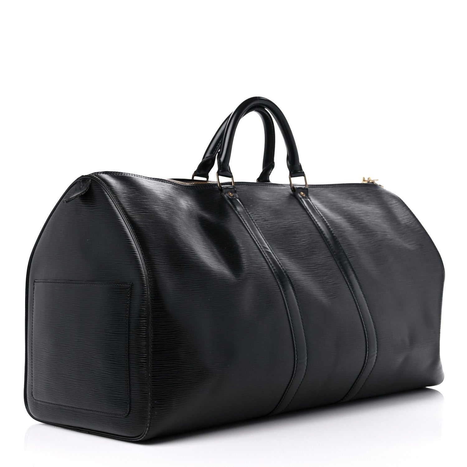 Louis Vuitton Epi Keepall 55 Black 2 of 20