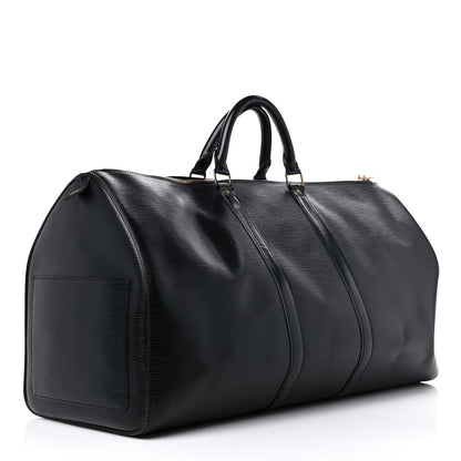 Louis Vuitton Epi Keepall 55 Black 2 of 20