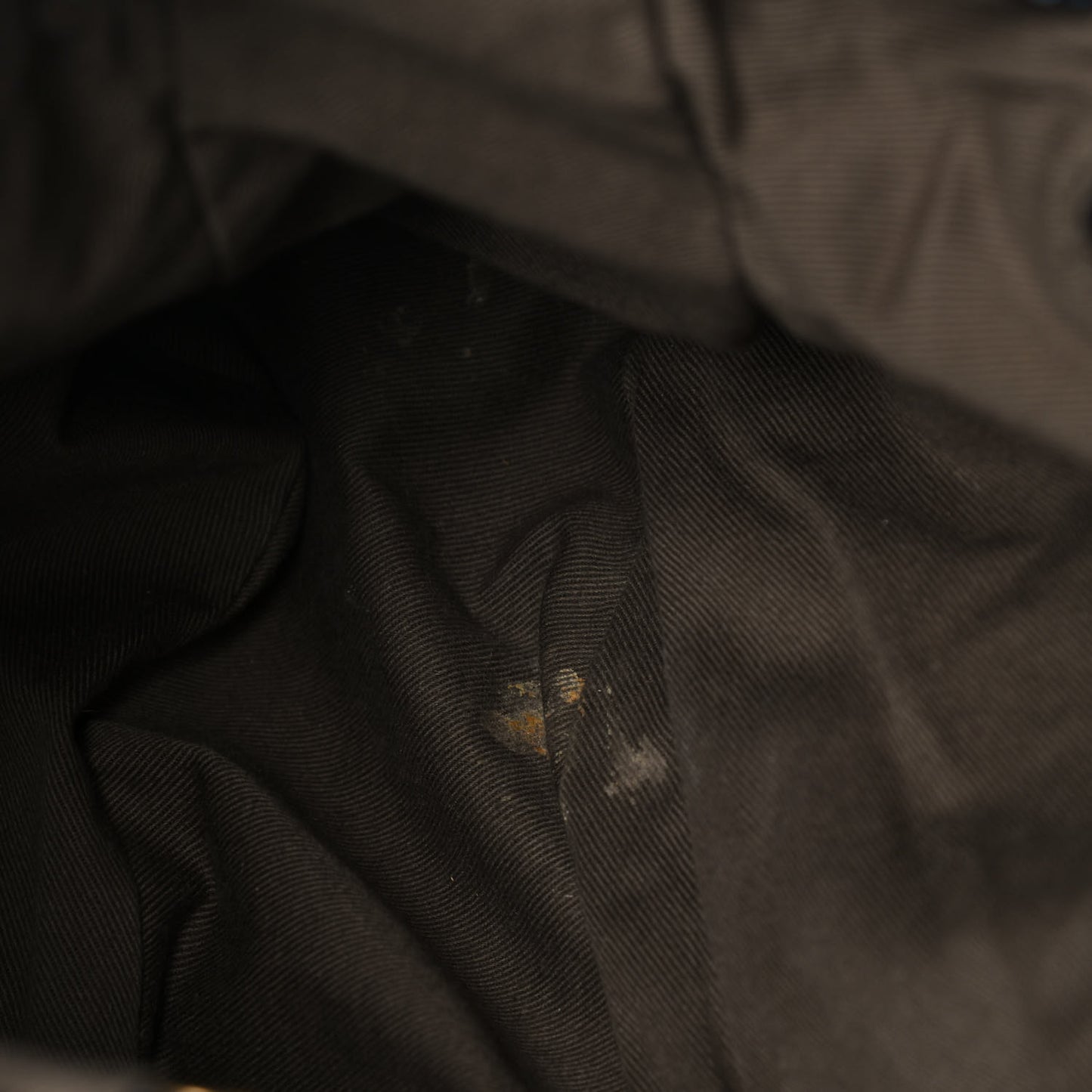 Calfskin Medium Marcie Satchel Black