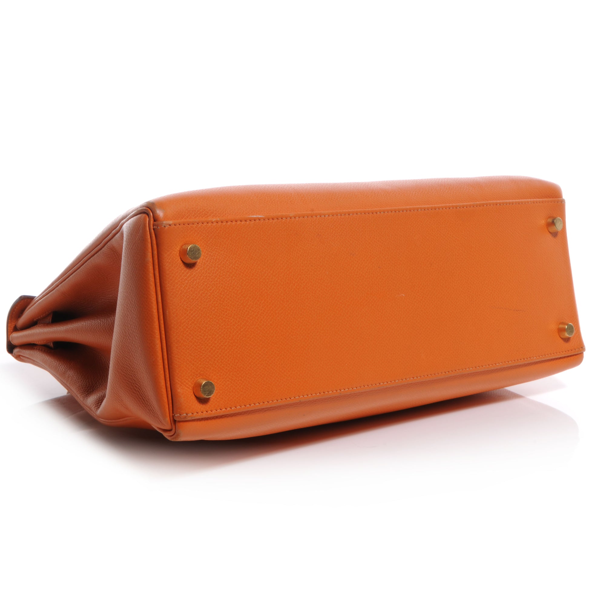 Hermes Epsom Kelly Retourne 28 Orange 4 of 11