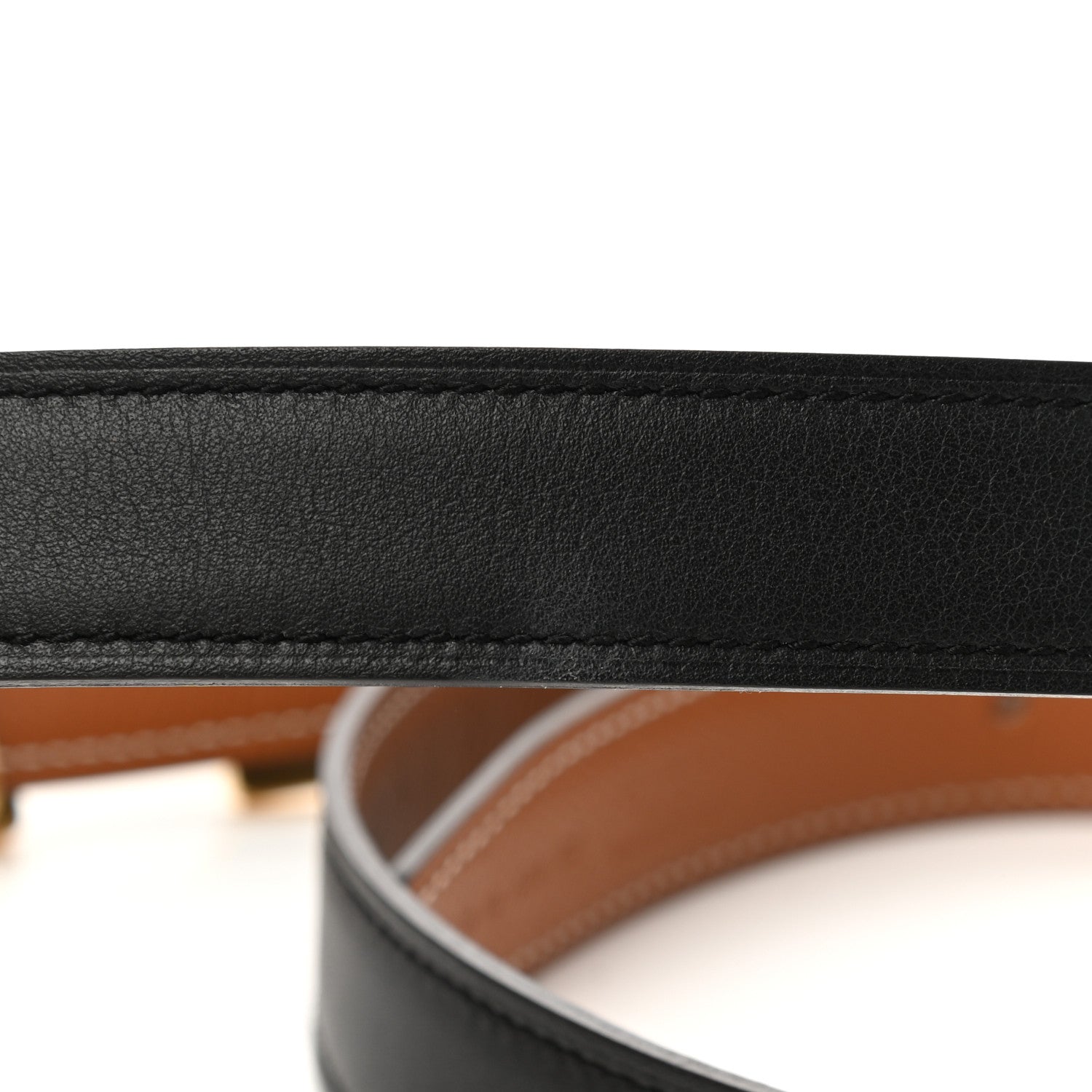 Hermes Swift Epsom 24mm Mini Constance Guilloche H Belt 95 Black Gold 6 of 7