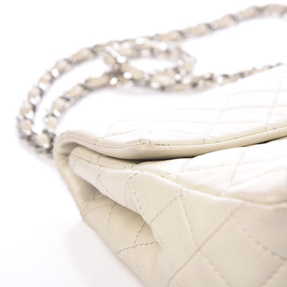 Chanel Caviar Quilted Maxi Single Flap White 12 of 21