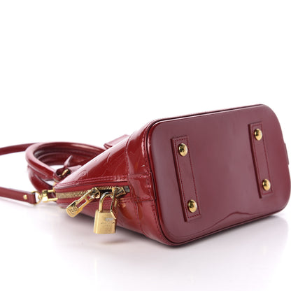 Louis Vuitton Vernis Alma BB Pomme D'Amour 5 of 8