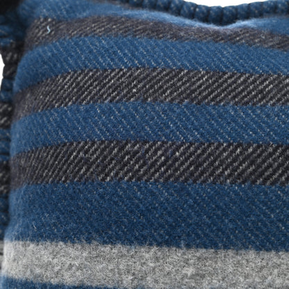 Hermes Wool Plaid Escapade Pillow 4 of 4