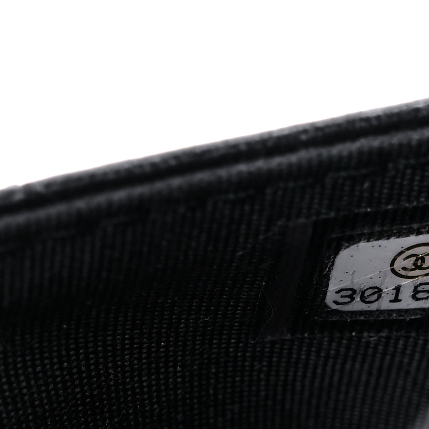 Lambskin Quilted Trendy CC Wallet On Chain WOC Black