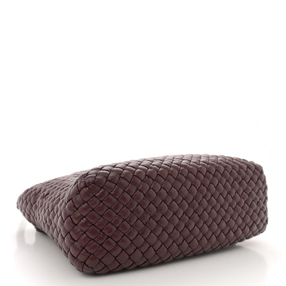 Bottega Veneta Lambskin Intreccio Small Tosca Crossbody Madder Brown 4 of 10