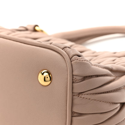 Miu Miu Nappa Matelasse Tote Cammeo 14 of 15