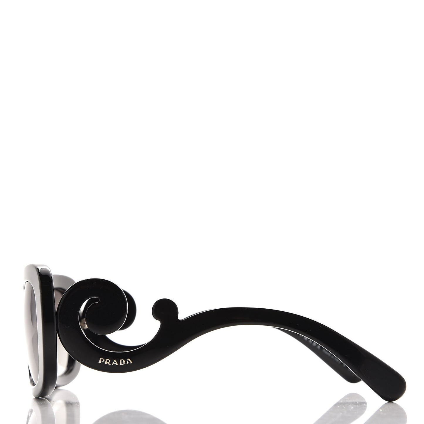 Acetate Baroque Sunglasses SPR 27O Black