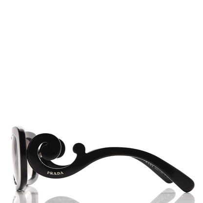 Prada Acetate Baroque Sunglasses SPR 27O Black 3 of 7