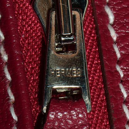 Hermes Epsom Candy Birkin 35 Rose Tyrien and Rubis 11 of 22