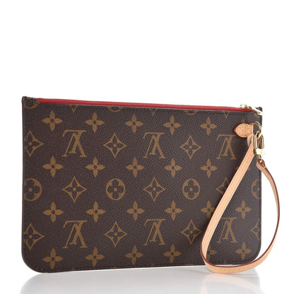 Louis Vuitton Monogram Neverfull MM GM Pochette Cherry 3 of 8