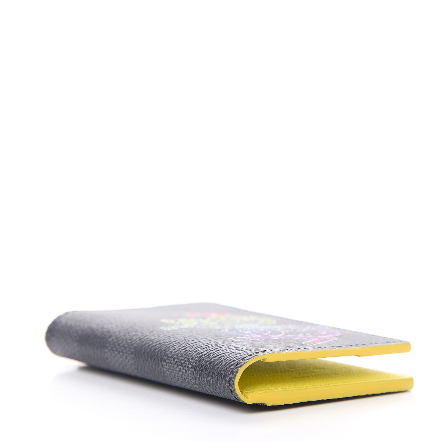Louis Vuitton Damier Graphite Logo Pocket Organizer Yellow 4 of 6