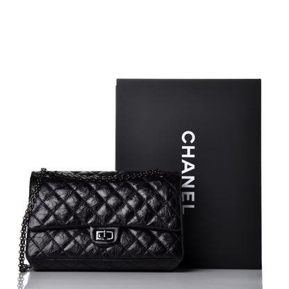 Chanel Aged Calfskin Quilted 2.55 Reissue 226 Flap So Black 10 of 10