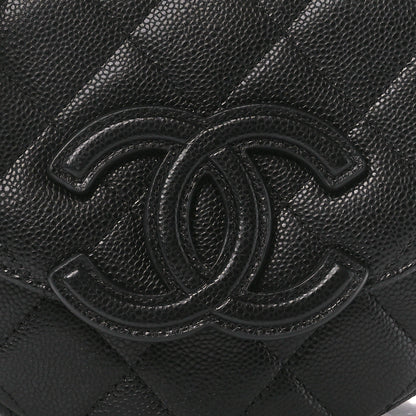 Chanel Caviar Quilted Mini Messenger Flap Black 8 of 10