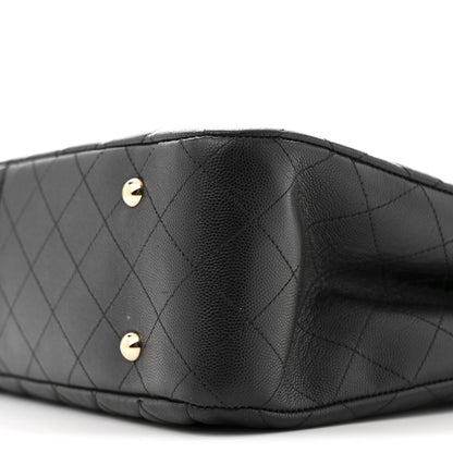 Chanel Caviar Quilted Large Shopping Tote Black 10 of 13