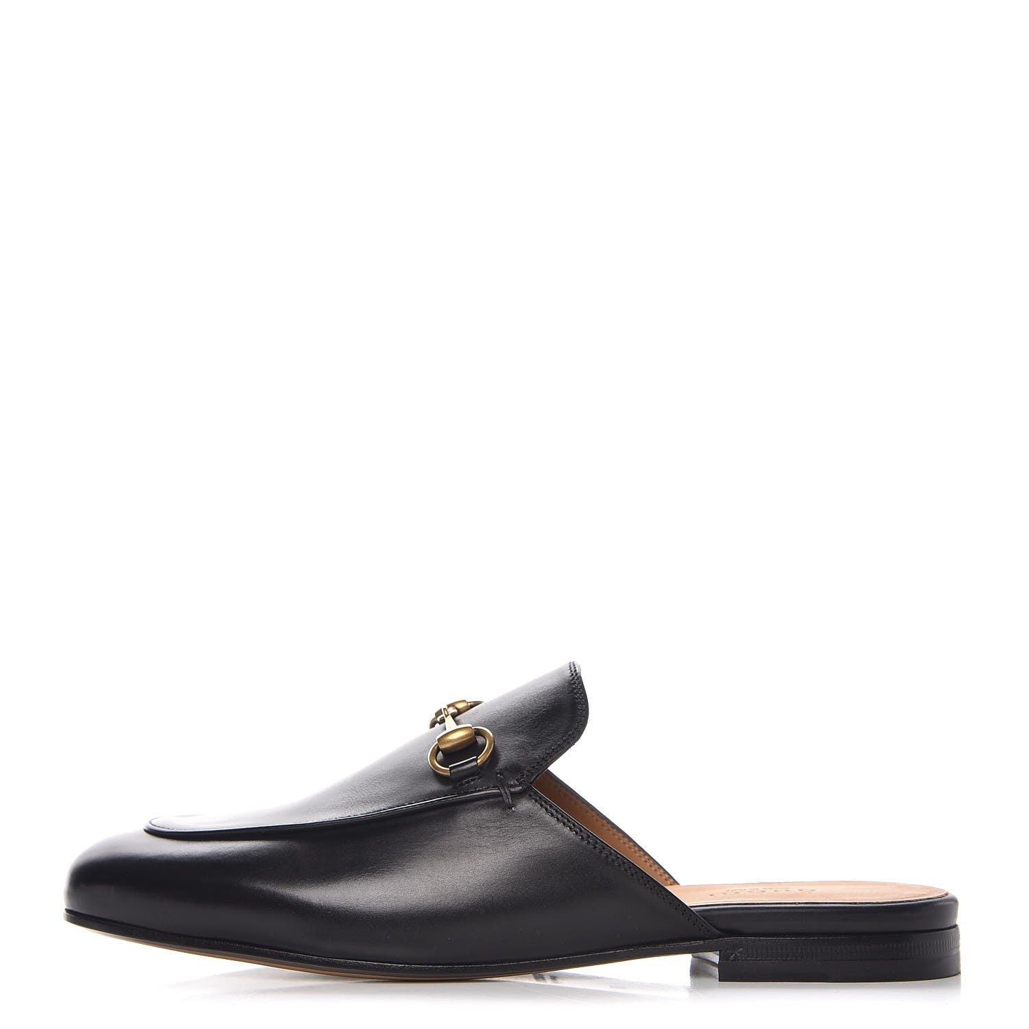 Gucci Calfskin Womens Princetown Slippers 37 Black 1 of 10