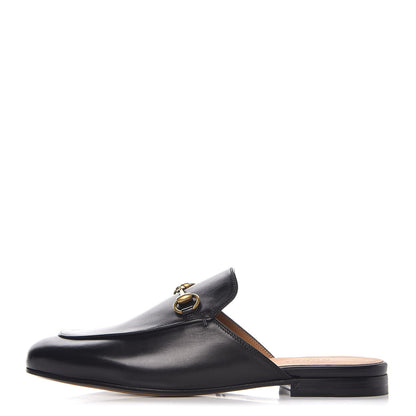 Gucci Calfskin Womens Princetown Slippers 37 Black 1 of 10