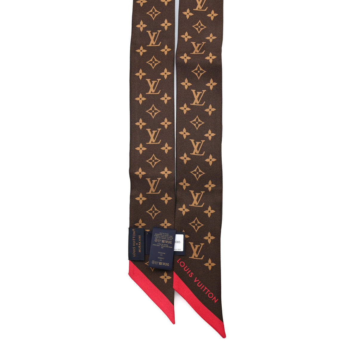 LV X TM Silk Monogram Cerises Bandeau Brown