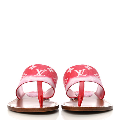 Louis Vuitton Monogram Escale Palma Sandals 36 Rouge 2 of 11