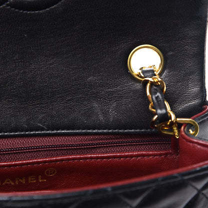 Chanel Lambskin Quilted Small Single Flap Black 9 of 10