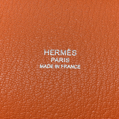 Hermes Taurillon Clemence Jypsiere 28 Orange 8 of 9