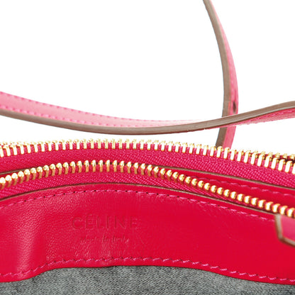 Celine Lambskin Large Trio Crossbody Bag Fuchsia 6 of 8