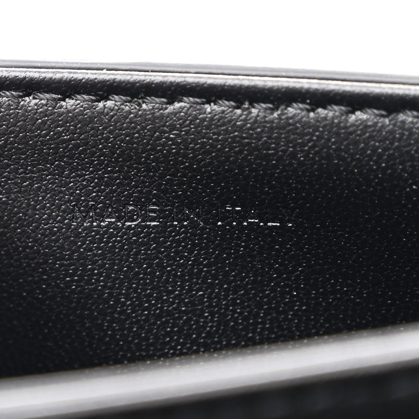 Shiny Calfskin Teen Triomphe Black