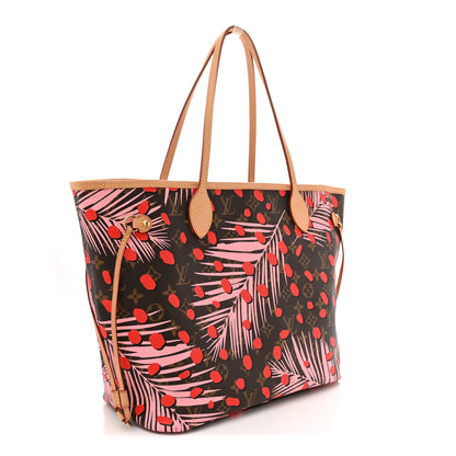Louis Vuitton Monogram Jungle Dots Neo Neverfull MM Sugar Pink Poppy 3 of 9