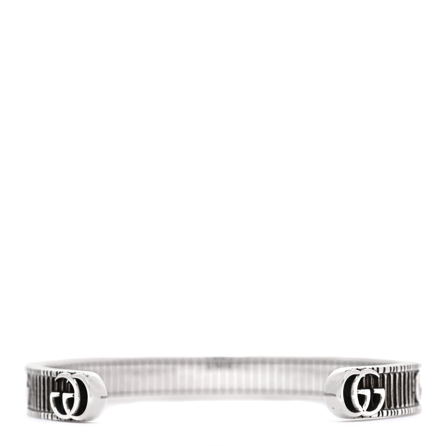 Sterling Silver Double G Marmont Cuff Bracelet