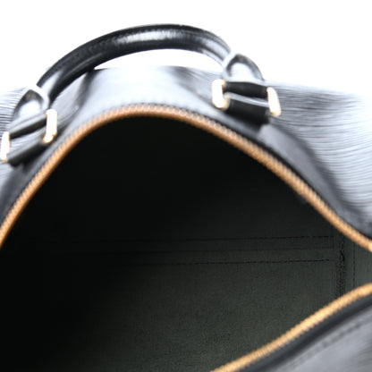 Louis Vuitton Epi Speedy 25 Black 5 of 9