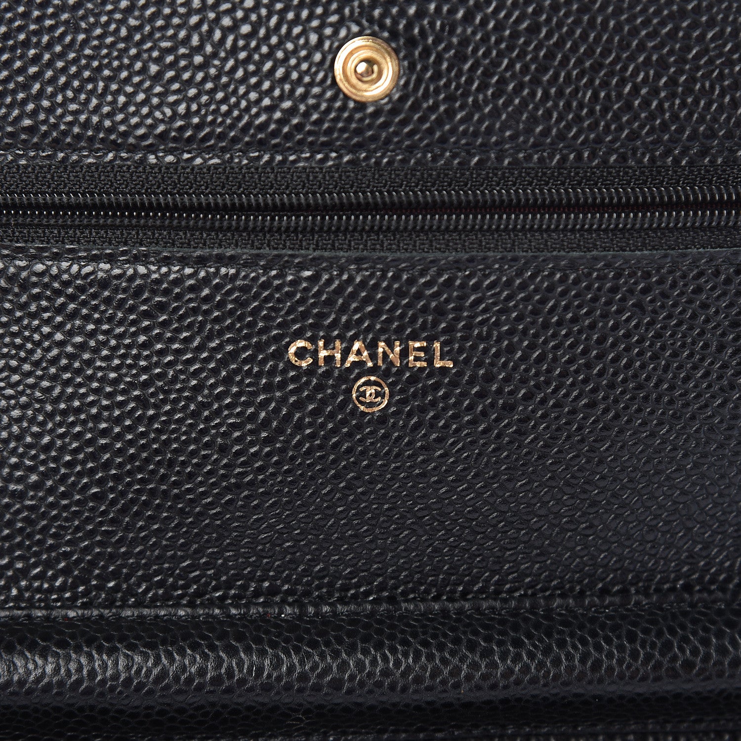 Chanel Caviar Quilted Wallet On Chain WOC Black 6 of 14