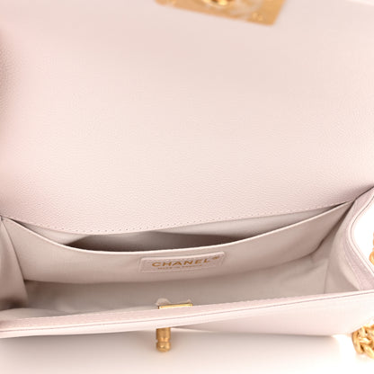 Chanel Caviar Quilted Chain Around Medium Boy Flap Light Purple 6 of 10