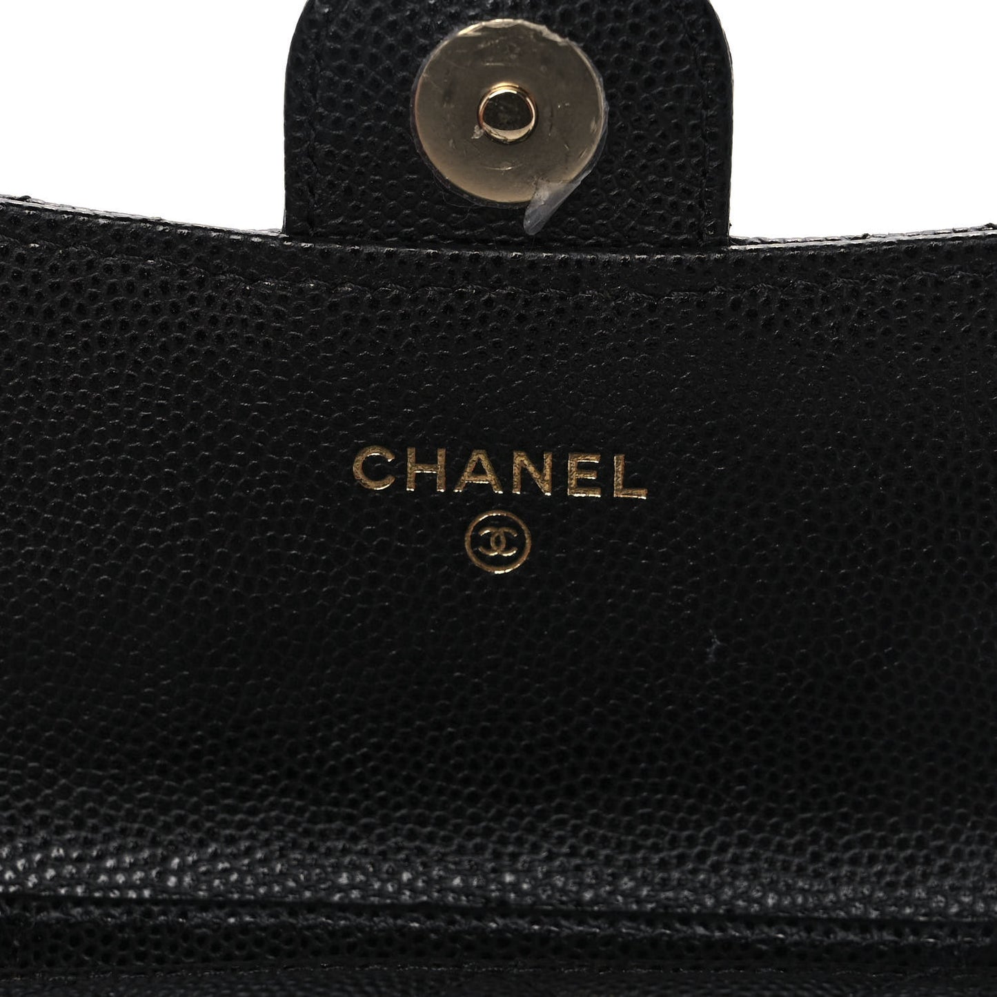 Caviar Quilted Mini Chain Bag Black