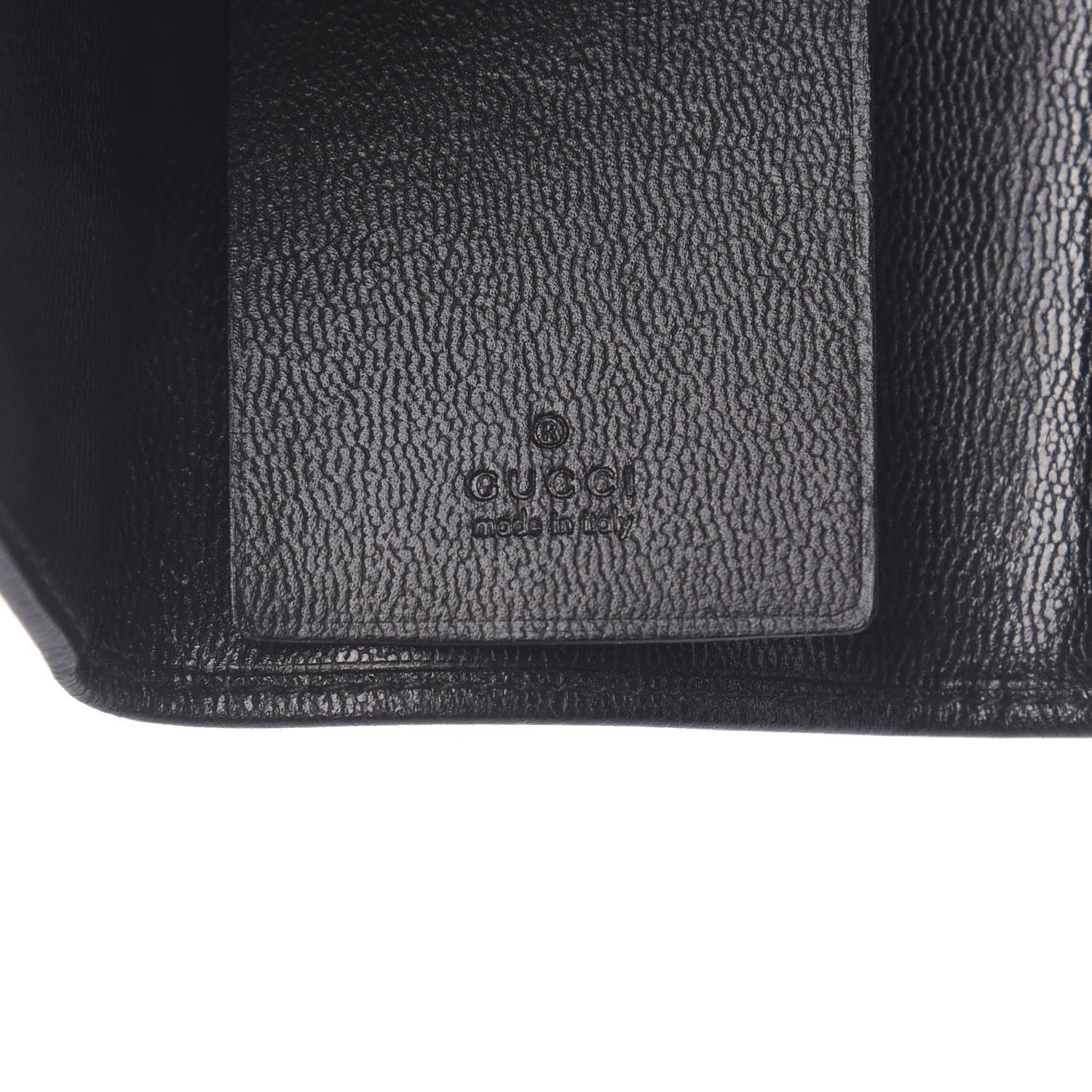 Gucci Calfskin 6 Key Holder Case Black 6 of 6
