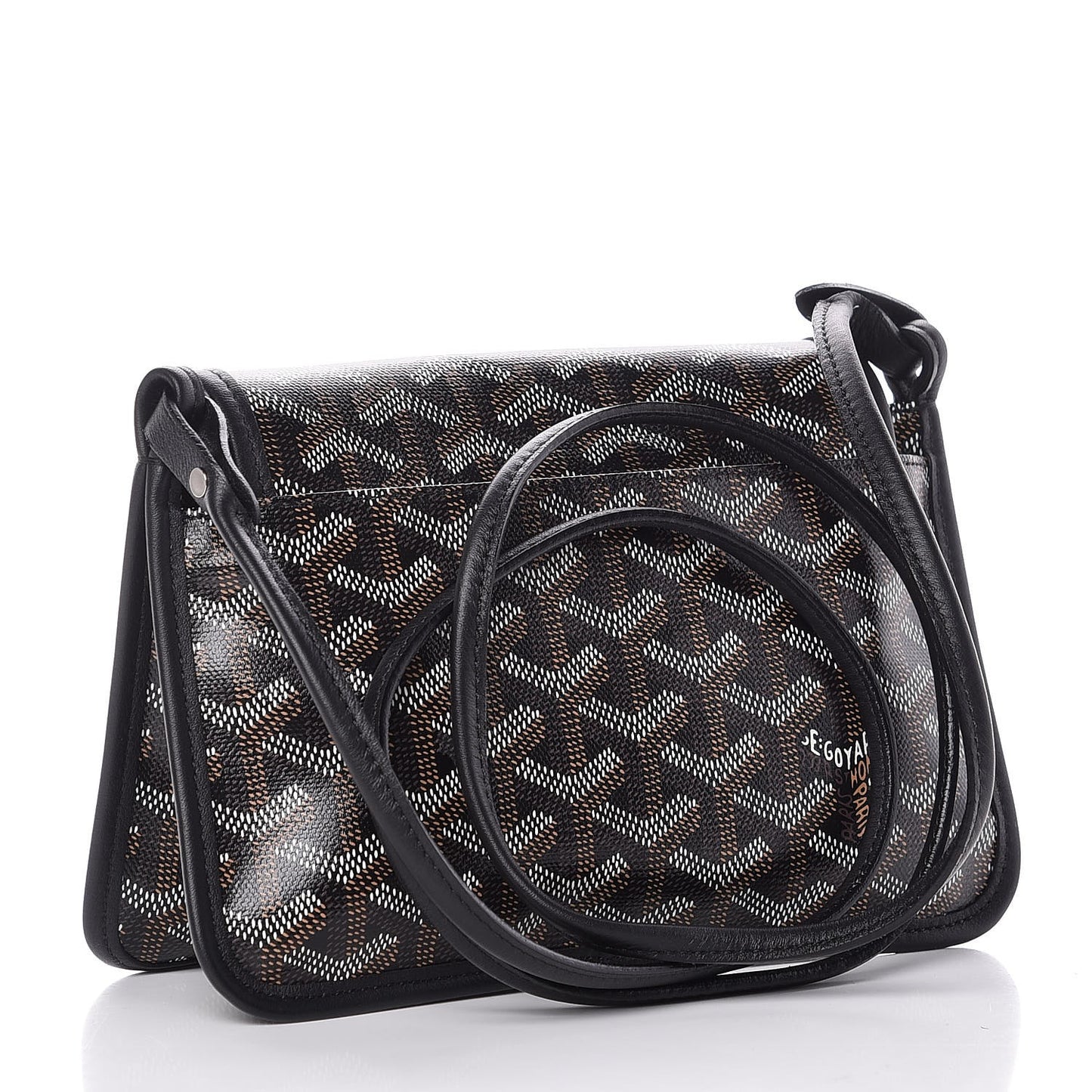 Goyardine Plumet Wallet Clutch Black