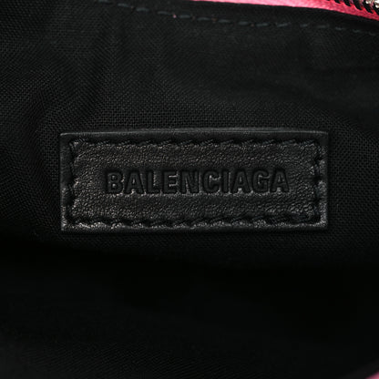 Balenciaga Agneau Arena Le Cagole Fringe Shoulder Bag XS Sweet Pink 7 of 10