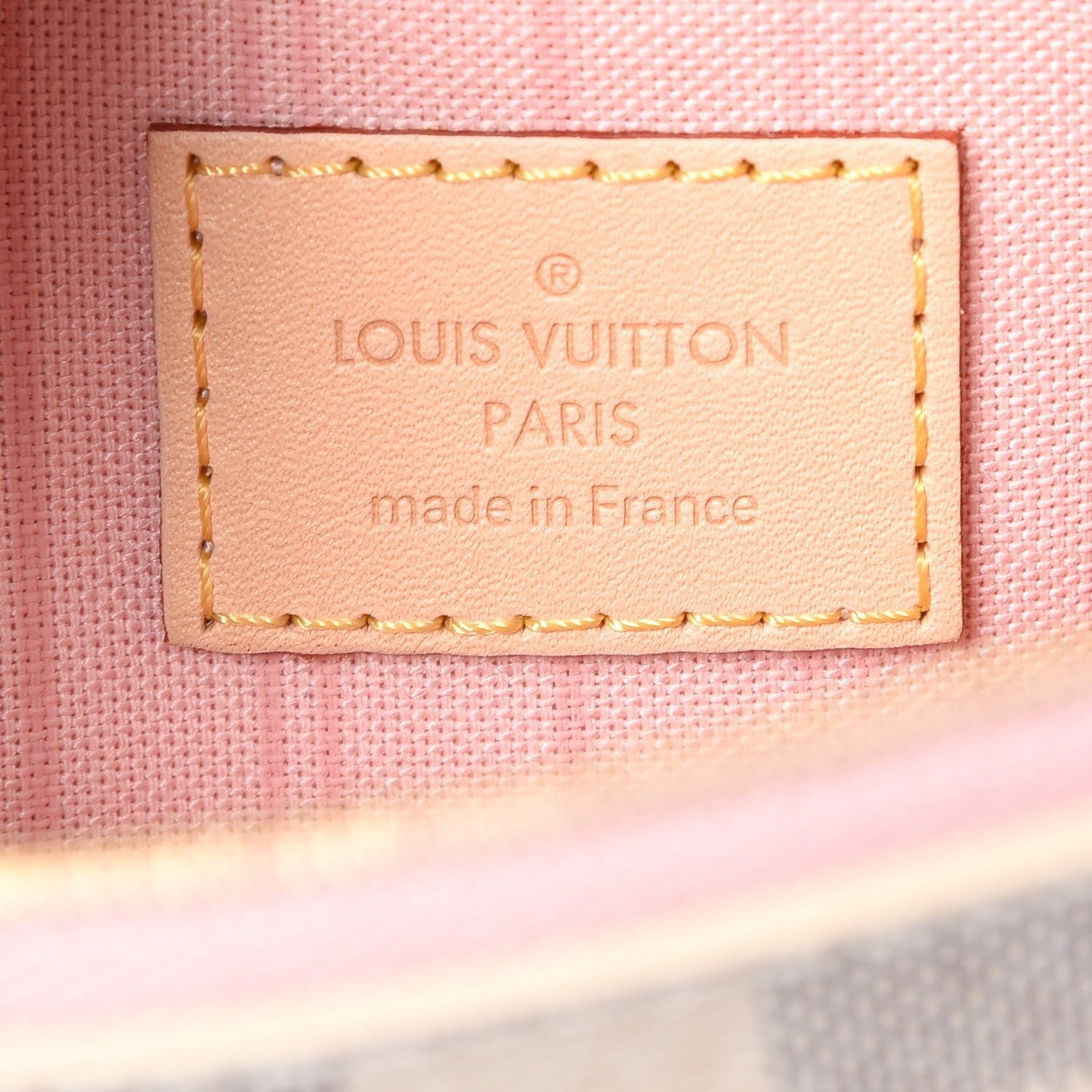 Louis Vuitton Damier Azur Neverfull MM GM Pochette Rose Ballerine 6 of 7