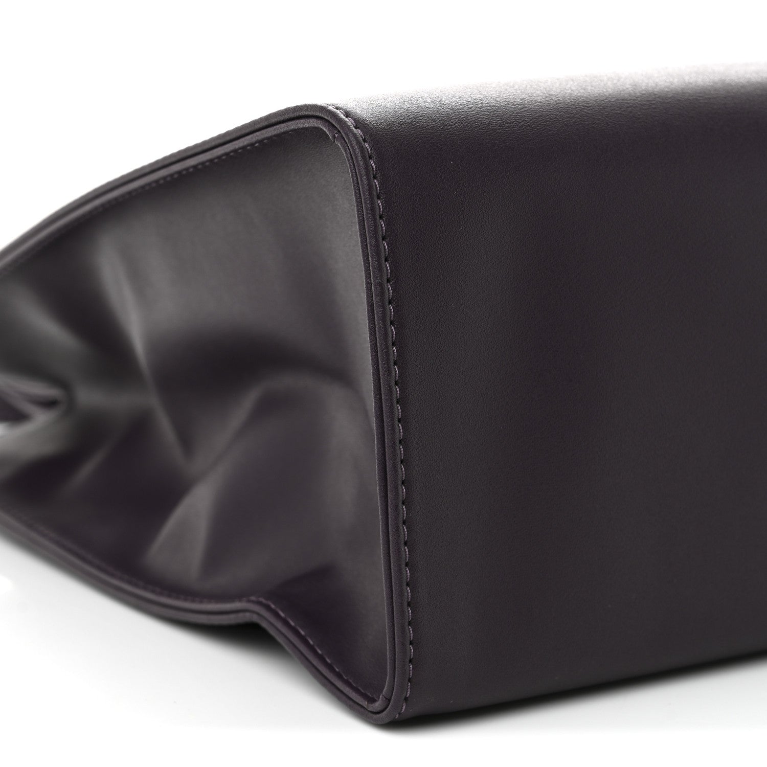 Telfar Vegan Leather Medium Shopping Bag Eggplant 9 of 10