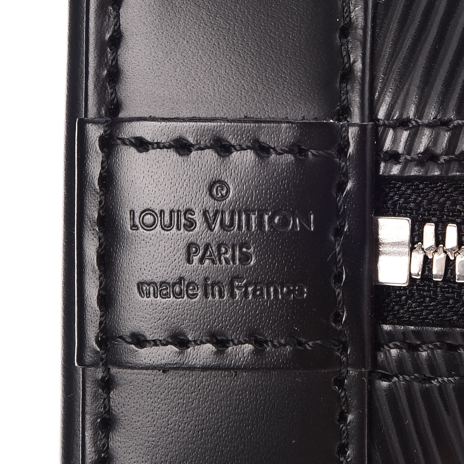 Louis Vuitton Epi Alma BB Black 6 of 7
