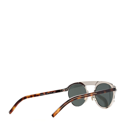 Christian Dior Round Genese Sunglasses Silver Tortoise 4 of 7