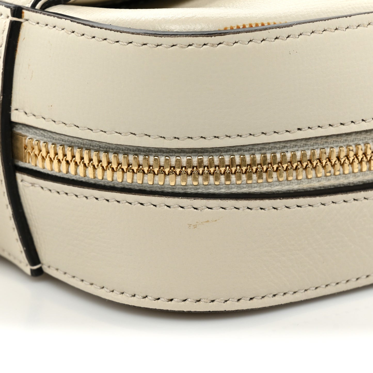 Azalea Calfskin Small Horsebit 1955 Shoulder Bag Mystic White