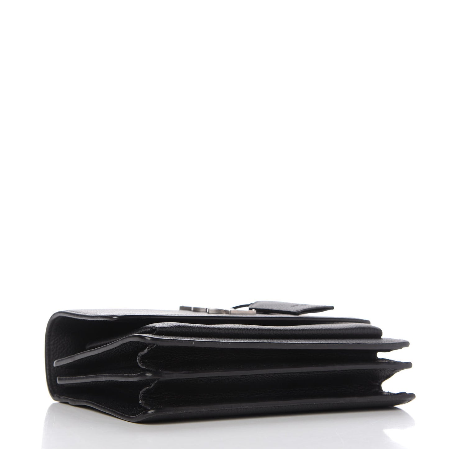 Grained Calfskin Small Monogram Sunset Black
