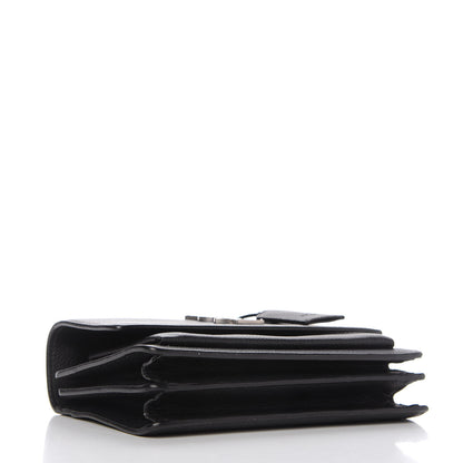Saint Laurent Grained Calfskin Small Monogram Sunset Black 4 of 10