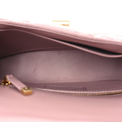 Christian Dior Lambskin Macrocannage Small Dior Caro Bag Pink 5 of 11